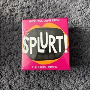 NWT Splurt - think fast, say it first